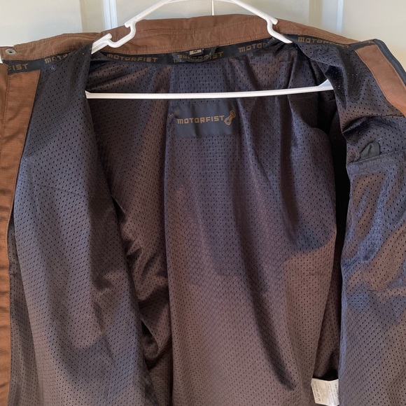 Motorfist Pilot Brown Jacket Size Medium - Picture 8 of 16